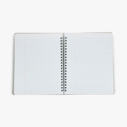 Actual Source + Penco ZZ410 Coil Notebook - Large Grey / Silver