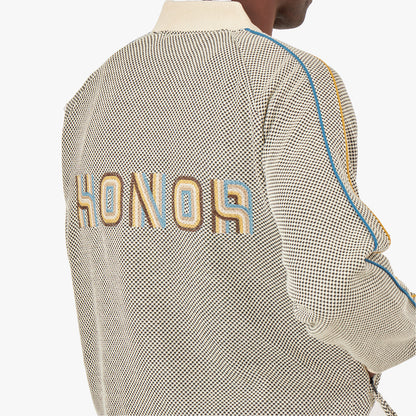 Honor The Gift Novelty Knit Track Jacket / Cream