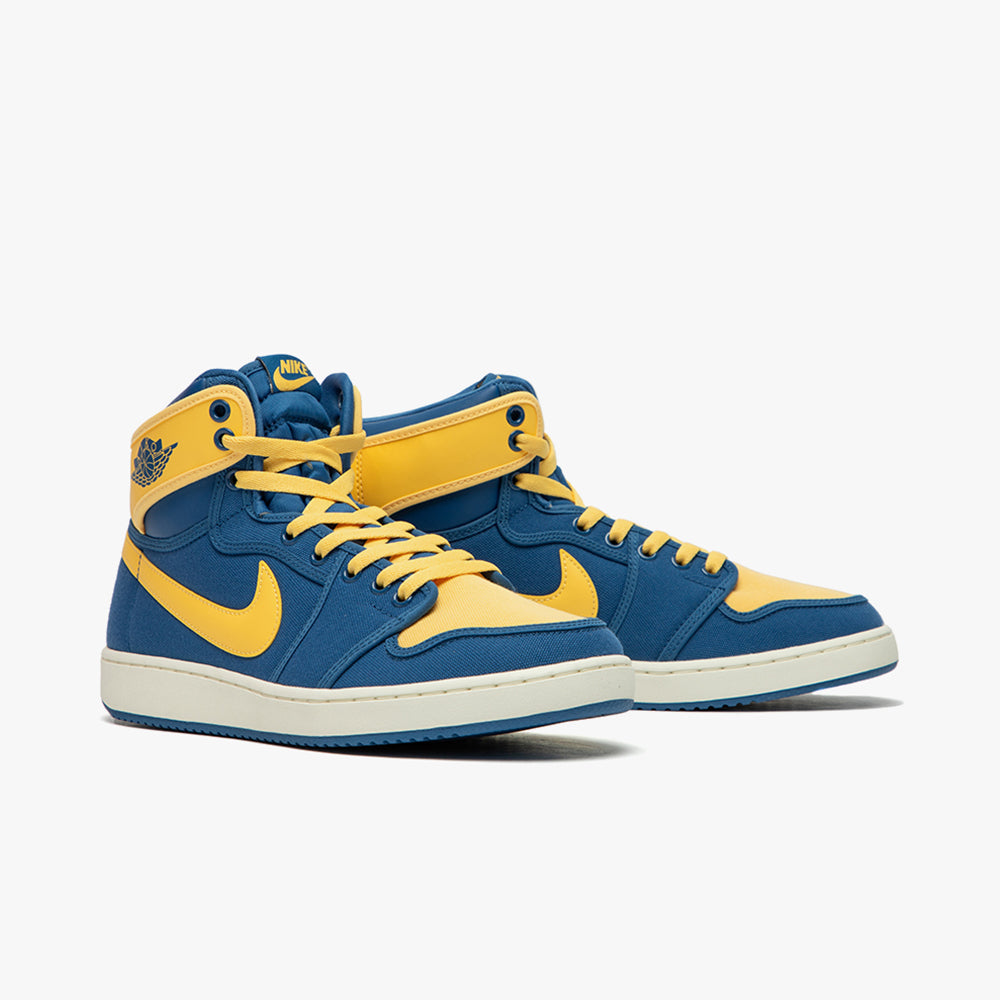 Jordan 1 KO True Blue / Topaz Gold - Sail