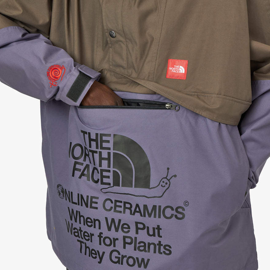 The North Face x Online Ceramics Class V Windjammer Jacket / Brown