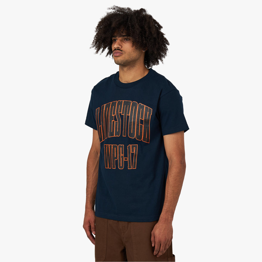 Livestock City T shirt Winnipeg Navy