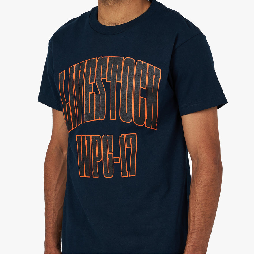 Livestock City T shirt Winnipeg Navy