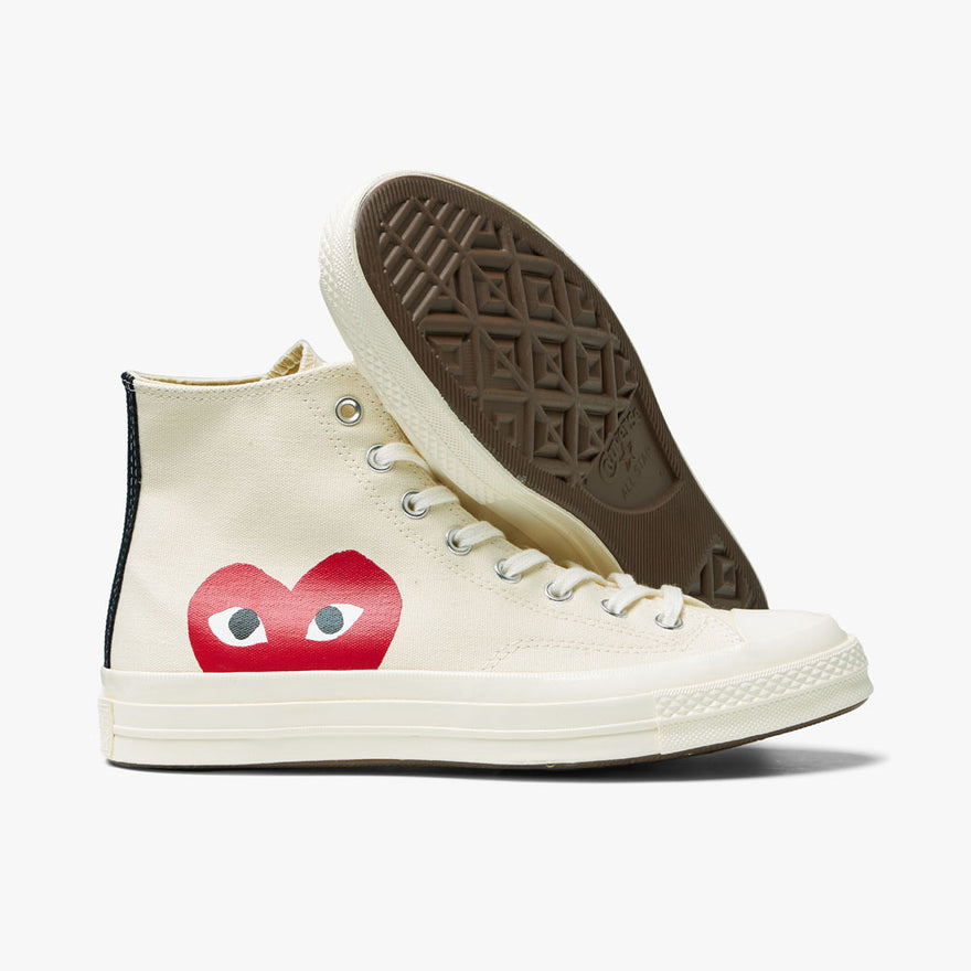 Converse x COMME des GARÇONS PLAY Chuck Taylor Hi / Off 