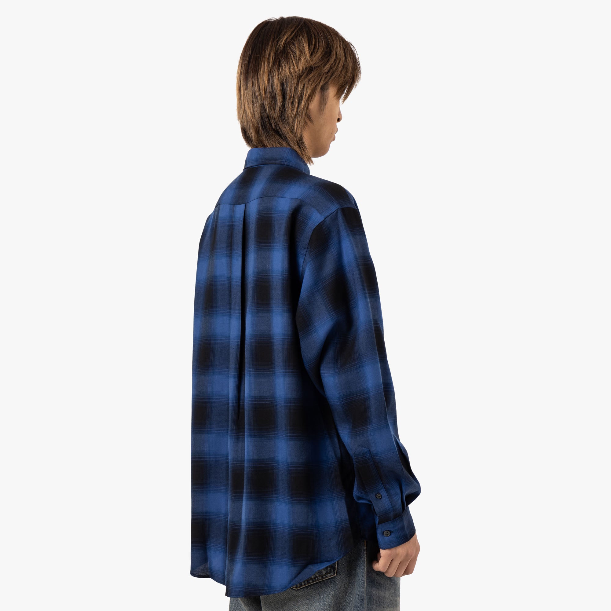 Saturdays NYC Ombre Check Work Shirt / Blue – Livestock Saturdays NYC Ombre Check Work Shirt / Blue – Livestock