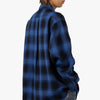 Saturdays NYC Ombre Check Work Shirt / Blue 5