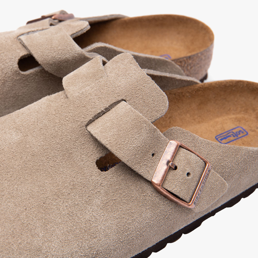 BIRKENSTOCK ボストン taupe レギュラー41 Birkenstock Boston Soft Footbed / Taupe | Livestock