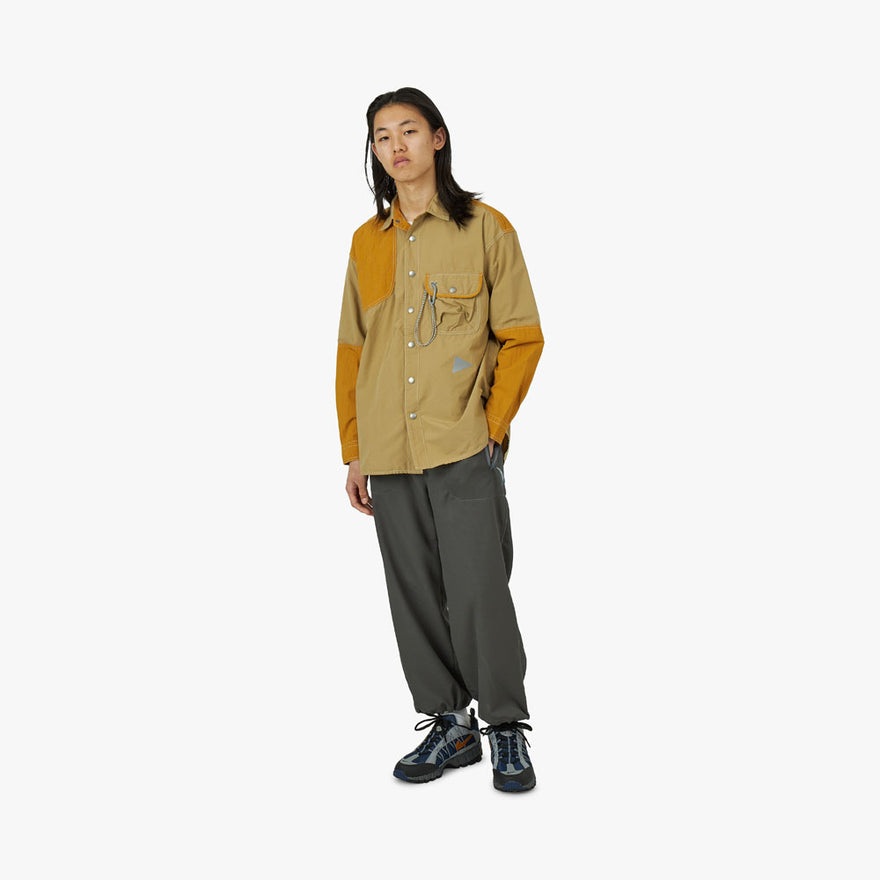 and wander Cordura Rip Mix Shirt / Beige – Livestock