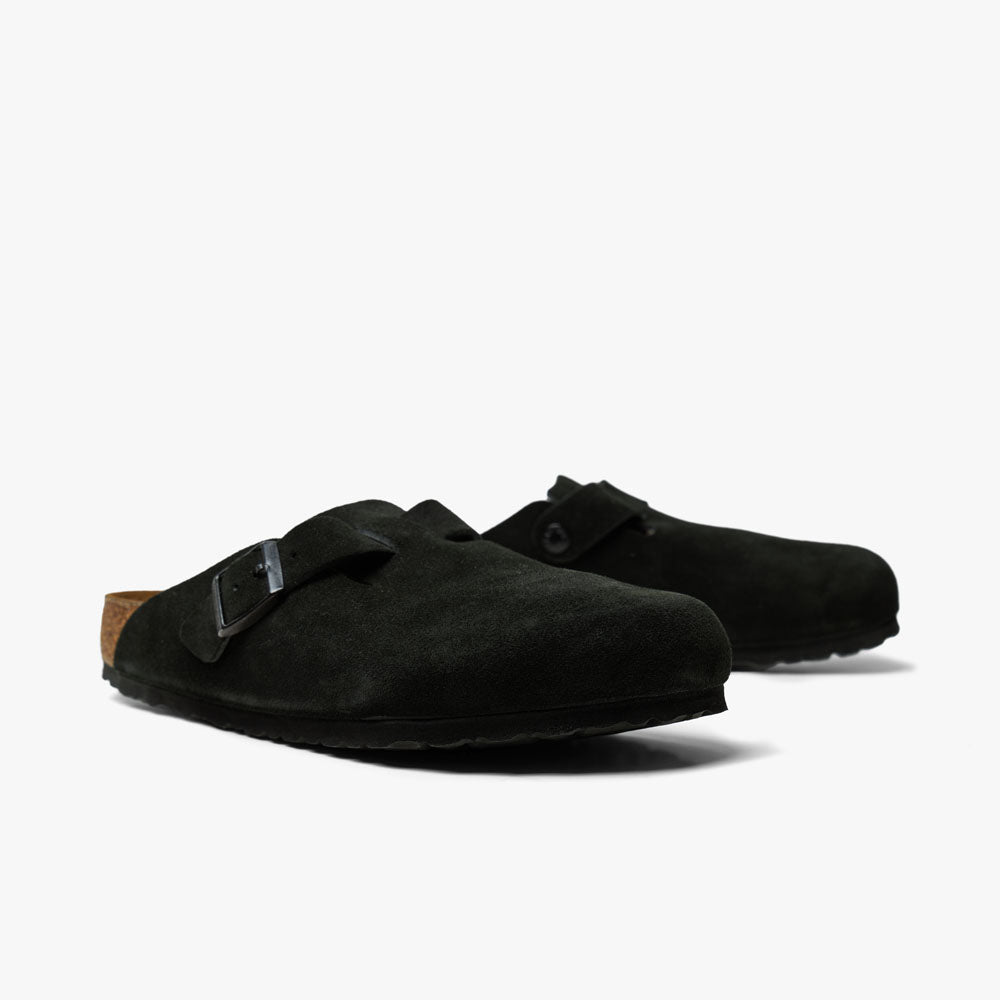 Birkenstock Boston Suede / Black | Livestock