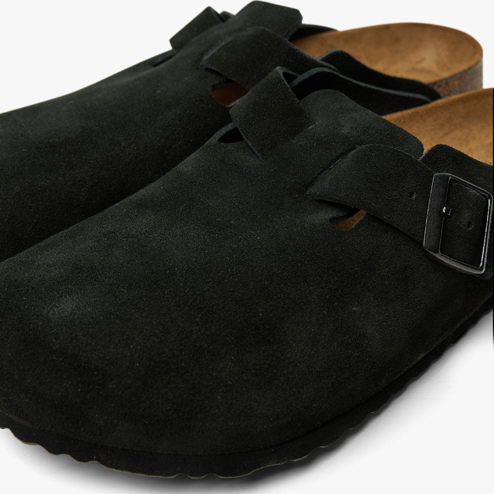 Birkenstock Boston Suede / Black | Livestock