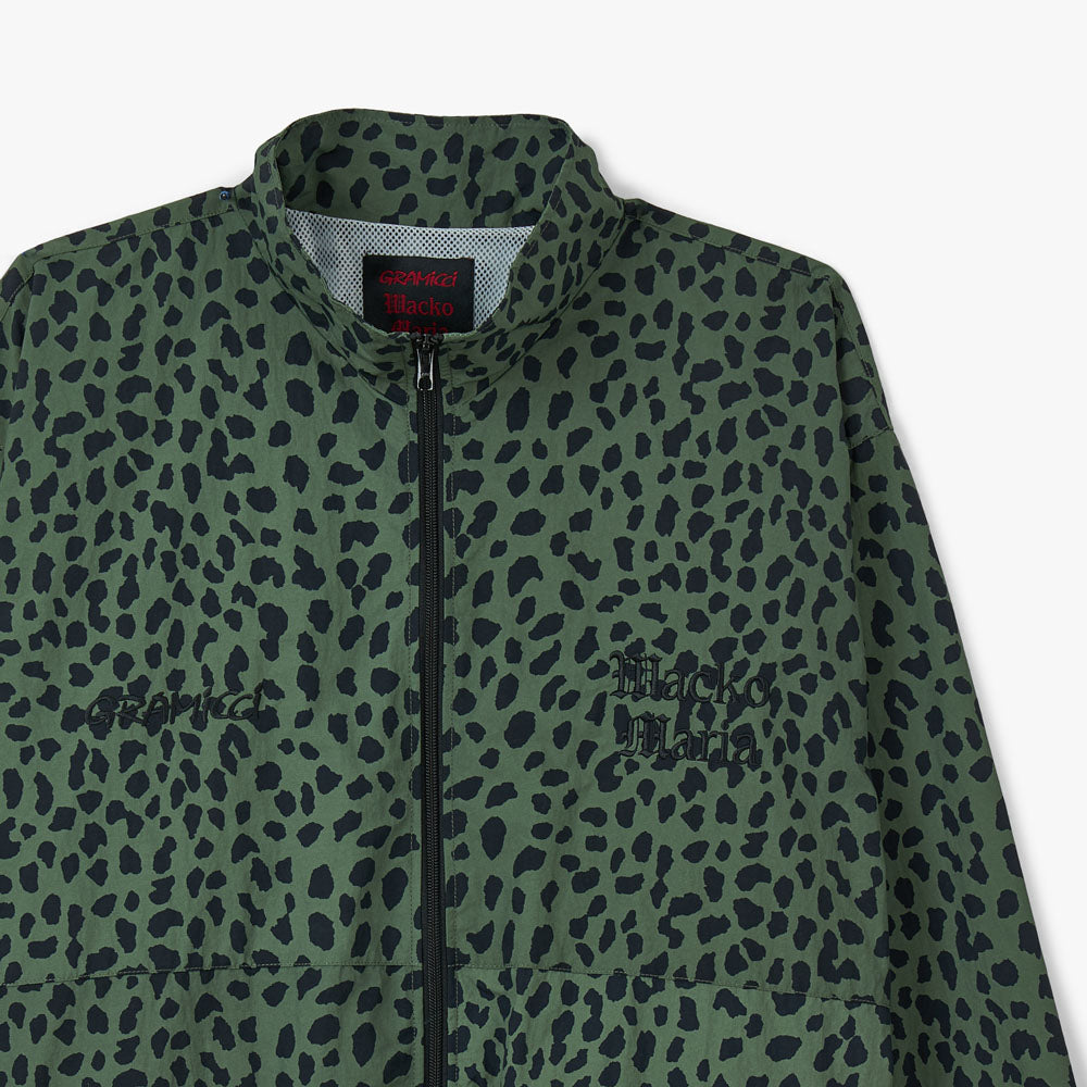 Gramicci x Wacko Maria Leopard Track Jacket / Khaki