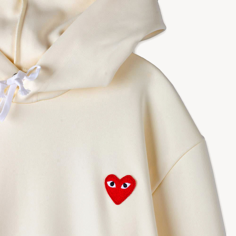 Comme des garcons red hoodie hotsell