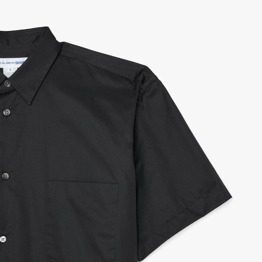 COMME des GARÇONS SHIRT Short Sleeve Shirt / Black