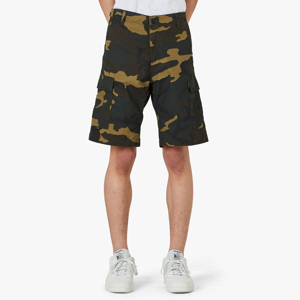 Carhartt wip best sale camo shorts