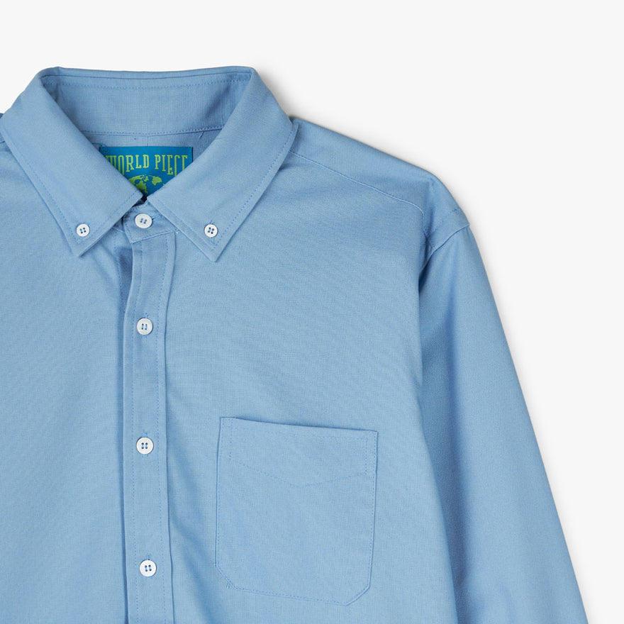 Mister Green World Peace Button Up Shirt / Chambray – Livestock