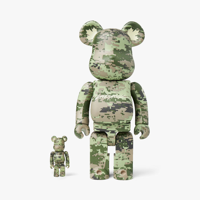 Livestock x Medicom Toy BE@RBRICK 100% & 400% Ensemble / Camouflage Numérique 1