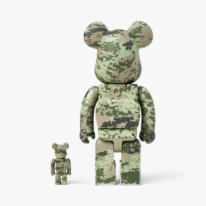 Livestock x Medicom Toy BE@RBRICK 100% & 400% Set / Digital Camouflage