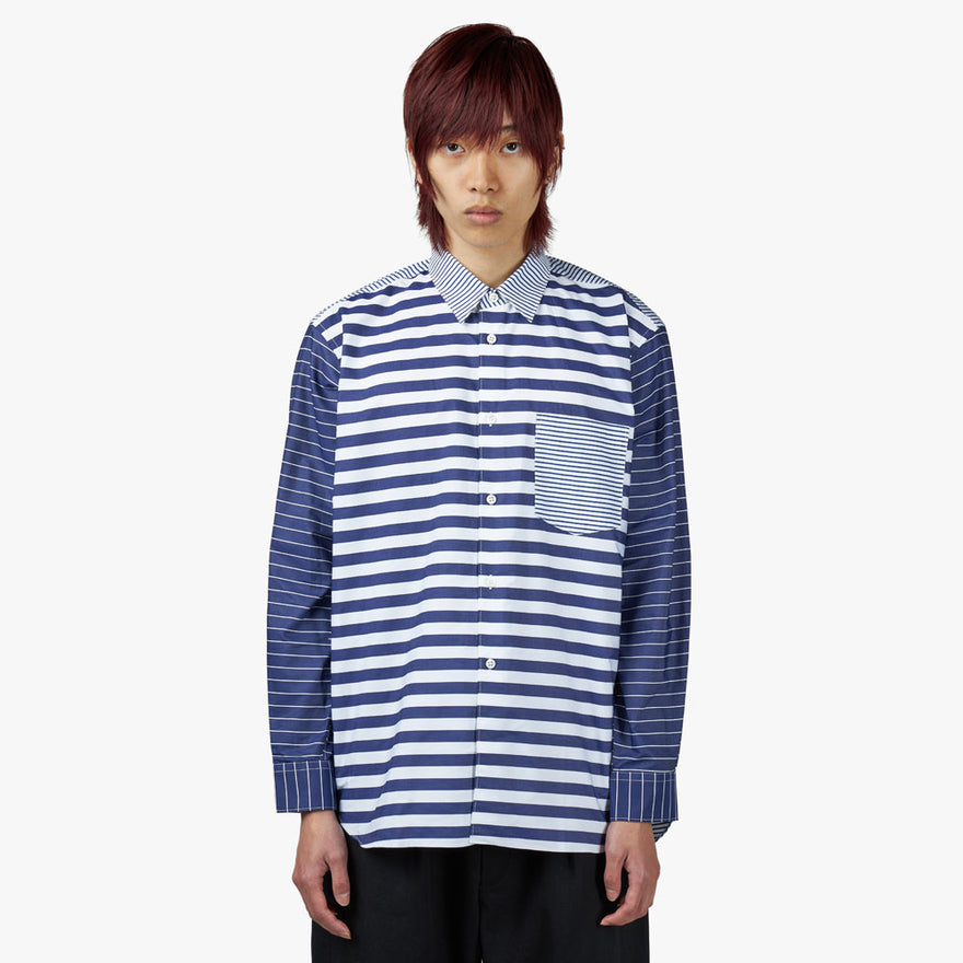 COMME des GARÇONS SHIRT Yarn Dyed Stripe Poplin Shirt / Stripe 1